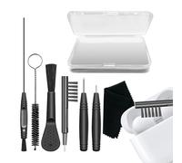 Kit di pulizia per auricolari, spazzole per audio, strumenti multifunzionali, spazzola per la pulizia 'amplificatore acustico con cacciavite, salviettine asciutte, kit di manutenzione per la cura