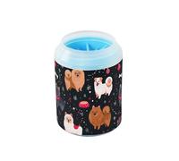 Kit di pulizia per cani e gatti di piccola taglia e media taglia, con setole in silicone morbido, per cani e gatti di taglia piccola, media e nera