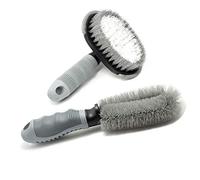 Kit di pulizia per cerchioni auto, spazzola per mozzo ruota, spazzola, spazzola per lavaggio a mano, spazzola per pulizia kit combinazione di pulizia auto (G