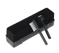 Kit di pulizia per dischi in vinile, kit di pulizia 3 in 1 per giradischi in vinile con spazzola in velluto, spazzola stilo in fibra di carbonio, spazzola universale per la pulizia per fonografo,