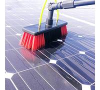 Kit di pulizia per finestre da 6 m con spazzola ad acqua per pannelli solari e spazzola rotante per uso domestico per un facile accesso ai pannelli fotovoltaici, strumento di pulizia efficiente e