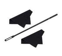 Kit di pulizia per flauto Asta di pulizia per flauto con panno Tamponi per la pulizia del flauto Panno di pulizia Flauto Pulitore Flauto Tampone di pulizia del flauto