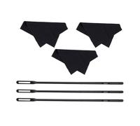 Kit di pulizia per flauto con panno per manutenzione, strumento per la cura degli strumenti a fiato