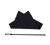 Kit di pulizia per la cura del flauto Kit di pulizia per flauto Asta di pulizia Set combinato Panno Pratico Pulitore Panni per lucidatura Kit di pulizia Flauto Strumento di manutenzione