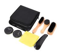 Kit di pulizia per scarpe | Kit di pulizia per scarpe in pelle - Set portatile unisex per viaggi, routine quotidiana ed eventi sociali