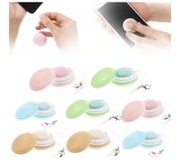 Kit di pulizia per schermi di cellulari Macaron (12 pezzi), salviette portatili per cellulari e occhiali, compatibili con iPhone e Android.