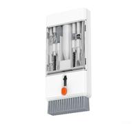 Kit di pulizia per tastiera e computer portatile, 22 in 1 per una manutenzione efficace dei dispositivi, compatto e facile da usare (copertura bianca)