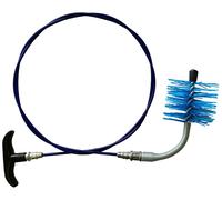 Kit di Pulizia per Tubi Tubazioni di Stufe a Pellet Scovolo ø 80 mm Prolunga 2 m
