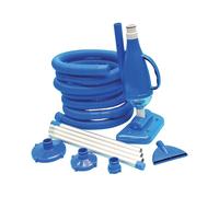 Kit di pulizia piscine DELUXE con sistema di aspirazione e asta da 1,2 m