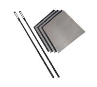 Kit di pulizia professionale per flauto, panno per pulizia flauto, tampone, strumenti di manutenzione, set di 2 aste e 6 panni per prestazioni ottimali, 2 colori