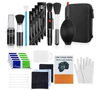 Kit di pulizia professionale per fotocamera, 13 pezzi Kit di pulizia per fotocamera DSLR con tamponi per la pulizia Panni in microfibra Penna per la pulizia delle lenti per computer con fotocamera
