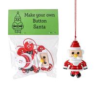 Kit Di Pulsanti Di Natale Gioco Interattivo Artigianato Da Appendere, Albero Di Pulsanti E Pupazzo Di Neve, Kit Artigianato Per Bambini, Adolescenti, Adulti, Decorazione natalizia FAI DA TE P