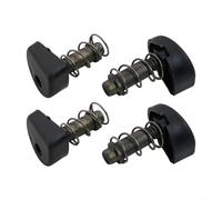 Kit di pulsanti per utensili elettrici, confezione da 4, ricambio per smerigliatrice compatibile con modello 9523NB in metallo con pulsante di blocco di sicurezza a molla per riparazione