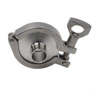 Kit di puntali per saldatura, 102 mm, SS304, con tre morsetti e guarnizione in PTFE per apparecchiature farmaceutiche per tubazioni farmaceutiche (19 mm)