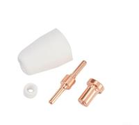Kit di punte per elettrodi per taglierina al plasma per torcia PT-31, include ugelli per elettrodi, anelli guida e ceramica per Parkside Mitech Chiry UNT Krypton Stamos