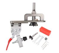 Kit di punte per fori a scomparsa da 35 mm, guida per la perforazione dei fori in legno in lega di alluminio con attacco regolabile per l’installazione di ante di armadietti