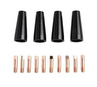 Kit di punte per ugelli senza gas Flux Core per punte di contatto per saldatura MIG, compatibilità 0 8 mm e 0 9 mm per torcia di saldatura 14AK