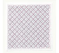 Kit di punti Sashiko Hitomezashi con timbro Olympus "Handkerchief iine Jyuji-han