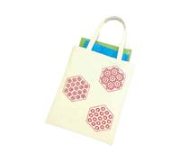 Kit di punti Sashiko Hitomezashi timbrati Olympus "Bag Ecru", 34x28cm, originale