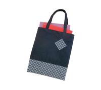 Kit di punti Sashiko Hitomezashi timbrati Olympus "Bag Navy", 34x28cm, originale