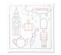 Kit di punti Sashiko timbrati Olympus "Hana Fukin World Walker series London", 3