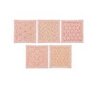 Olympus Thread Sashiko - Set di 5 sottobicchieri in tessuto stampato