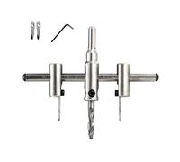 Kit di punzonatura manuale ergonomico professionale regolabile per fori con rinforzo adatto per apertura da 30 a 300 mm, taglierina manuale facile da usare