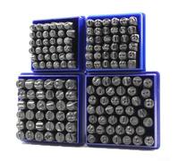 Kit di punzoni in acciaio con lettere dell'alfabeto, 36 pezzi, per incisione e marcatura su metallo, pelle, legno, rame, argento (6 mm)