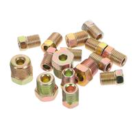 Kit di raccordi in ottone per tubi freno da 12 pezzi, assortimento di