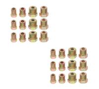 Kit di raccordi in ottone per tubi freno da 24 pezzi, assortimento di