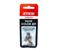 Kit di raccordi per valvole colorati Stans Marron