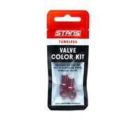 Kit di raccordi per valvole colorati Stans Rouge