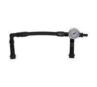 Kit di Raccordo della di Carburante, Metallo ABS con Manometro a Pressione 6an Kit di di Carburante Doppia Aspirazione Kit di di Carburante per Qualsiasi Carboidrato 4150 (AN6)