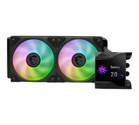 MSI MPG CORELIQUID D240 CPU Liquid Cooler da 60 mm, 2 ventole ARGB da 120 mm, Tubazione anti-evaporazione, Raffreddamento GI - Compatibile con Socket AMD e Intel