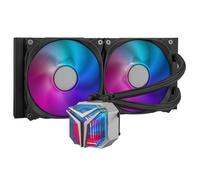 Kit di raffreddamento a liquido Yeyian Avance Infinity 240 ARGB 240 mm nero