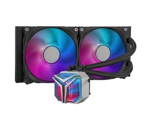 Kit di raffreddamento a liquido Yeyian Avance Infinity 240 ARGB 240 mm nero