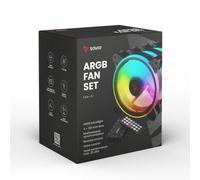 VENTOLA PC SAVIO FAN-01 4-pack 120mm ARGB fan including controller and remote control
