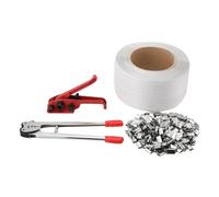 Kit Di Reggiatura For Fascette For Imballaggi Pesanti Set Di Strumenti Tenditore For Reggette In Poliestere Aggiornato Fascette For Reggette In PP 360 Sigilli Metallici Facilità D'Uso
