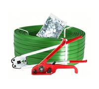 Kit di reggiatura in acciaio e plastica PET