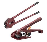 Kit di reggiatura manuale per imballaggio, tenditore e sigillatore per reggiatura in PP/PET, set di strumenti di imballaggio e sigillatura per reggiatura portatile, per reggetta in polipropilene da