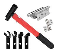 Kit di regolazione - Cerniera con acciaio dipinto, acciaio al carbonio alto - Regolazione cerniera porta | Kit professionale con gestione ergonomica per uso domestico e commerciale