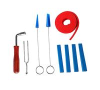 Kit di regolazione pianoforte: set professionale completo, chiave in acciaio inox, manico in legno e silenzio in gomma, ideale per la riparazione e la manutenzione dei pianisti,