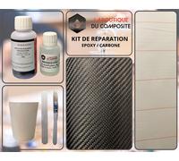 Kit Di Resina Epossidica Anti UV + Carbonio Tessuto Di Delaminage + Pennello
