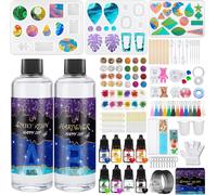 Kit Di Resina Epossidica Trasparente, 250Ml Completo per Principianti,Per La Cre