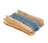 Kit di Resistori a Film Metallico 600 Pezzi, Assortimento Corrispondente 10Ω1Mω 1 Resistore a Film di Carbonio Singoli Resistori