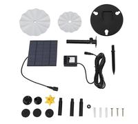 Kit di respicefinem a energia solare potente getto con materiale addominali per bagni di uccelli giardini dei cortili piscine e serbatoi di pesce ingresso 4 5 10v 0 150 cm tariffa