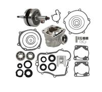 Kit di revisione e ricostruzione Compatible With parti del motore STD 47,5 mm 85 cc compatibile con YAMA YZ85 2002-2018 5PA-11311-30-00 cilindro albero guarnizione pistone