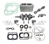 Kit di revisione e ricostruzione dell'albero motore, dell'albero a camme, del cilindro, del pistone della guarnizione motocicletta compatibile con Polaris Sportsman 800 Ranger 800 RZR 800 ATV UTV