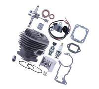 Kit di revisione motore MS440 da 50 mm, cilindro, bobina di accensione, albero motore, guarnizione dell'albero motore, kit paraolio adatto for motosega 044 MS440