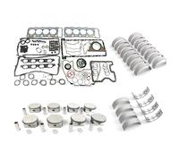 Kit di revisione per pistoni, guarnizioni, cuscinetti e gusci di cuscinetti per la ricostruzione del motore, compatibile con BMW 550i 650i 750i X5 E60 E61 E63 E64 4.8L V8 N62B48